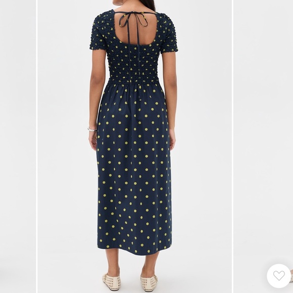 DAMSON MADDER Malinda Super Smocked Midi Dress - Picture 2 of 4